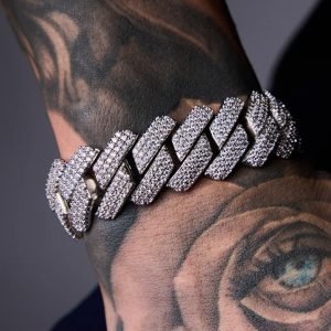 Freezy Cuban Bracelet in Silver